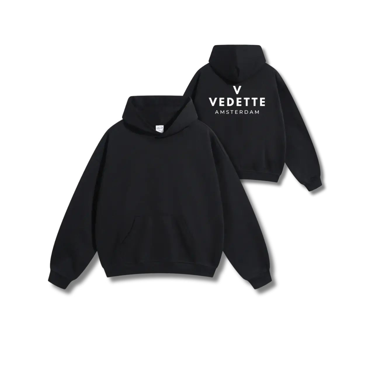 Vedette Premium Hoodie – Active Black – Backline