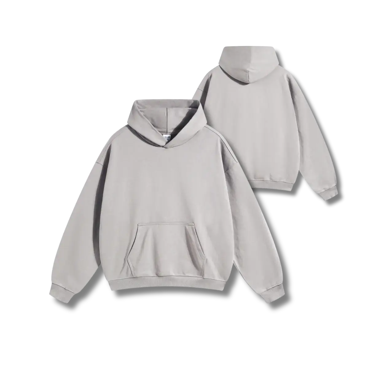 Vedette Premium Hoodie – Light Gray – Essence