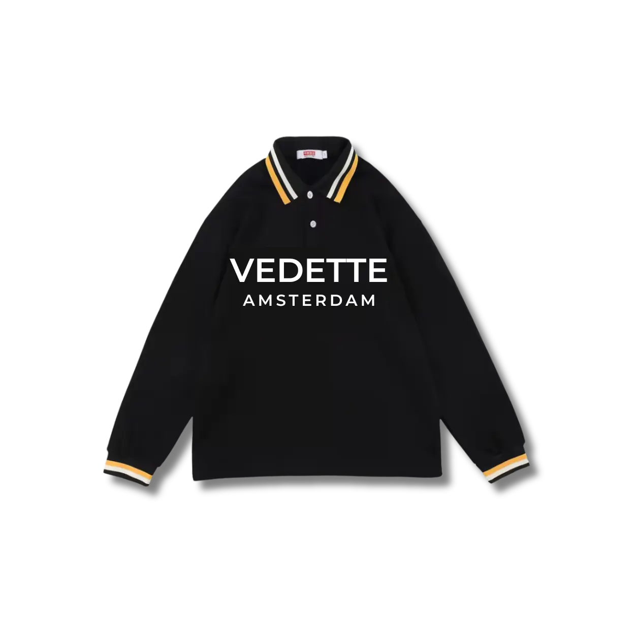 Vedette Premium Long-Sleeve Polo – Signature Edition