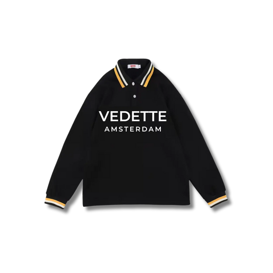 Vedette Premium Long-Sleeve Polo – Signature Edition