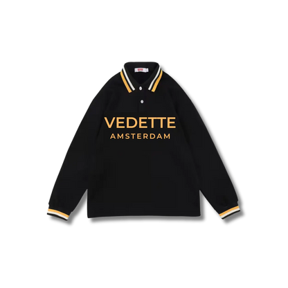 Vedette Premium Long-Sleeve Polo – Signature Edition