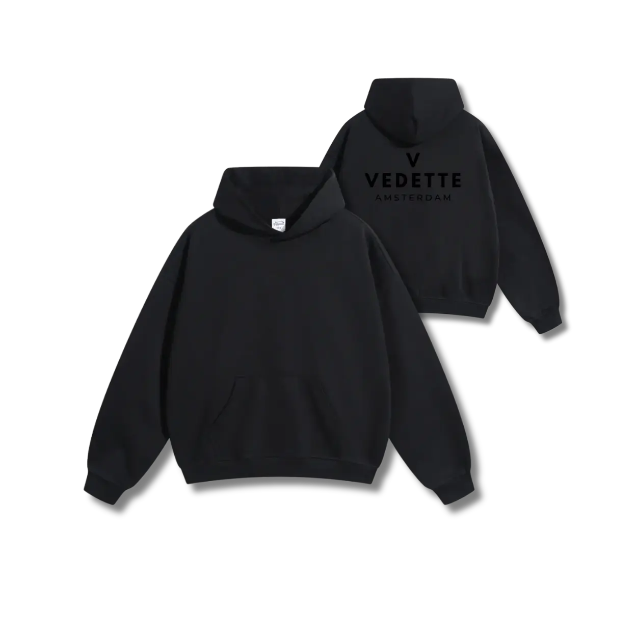 Vedette Premium Hoodie – Active Black – Backline