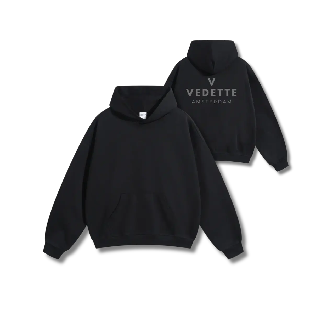 Vedette Premium Hoodie – Active Black – Backline