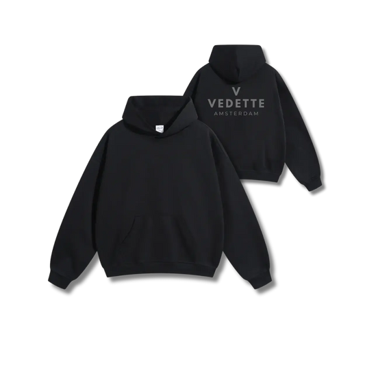 Vedette Premium Hoodie – Active Black – Backline