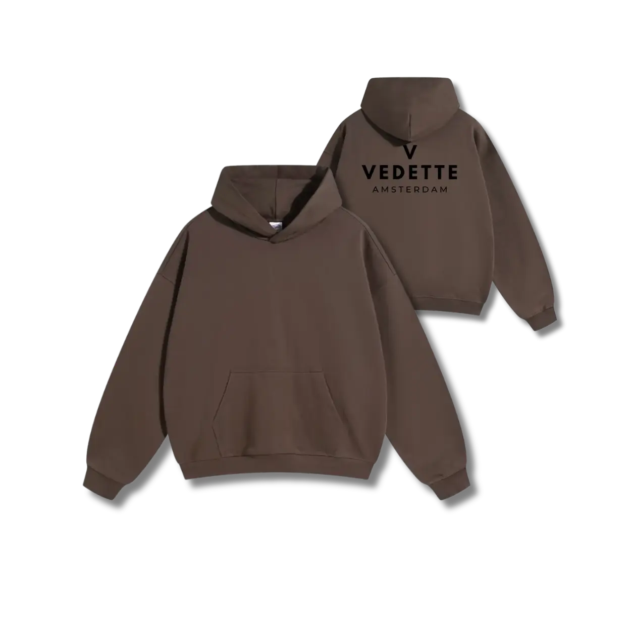 Vedette Premium Hoodie – Brown – Backline