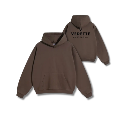 Vedette Premium Hoodie – Brown – Backline