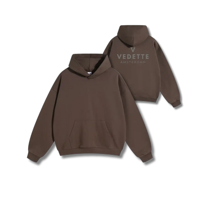 Vedette Premium Hoodie – Brown – Backline