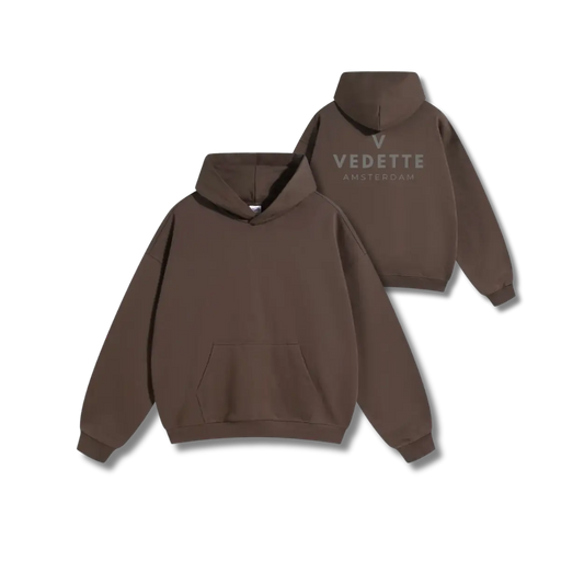 Vedette Premium Hoodie – Brown – Backline