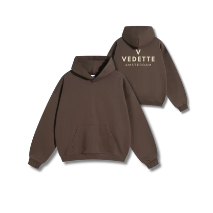 Vedette Premium Hoodie – Brown – Backline