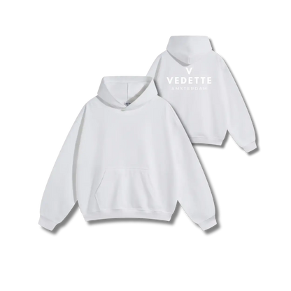 Vedette Premium Hoodie – White – Backline