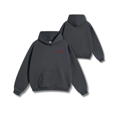 Vedette Premium Hoodie – Dark Gray – Crest