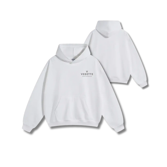 Vedette Premium Hoodie – White – Crest