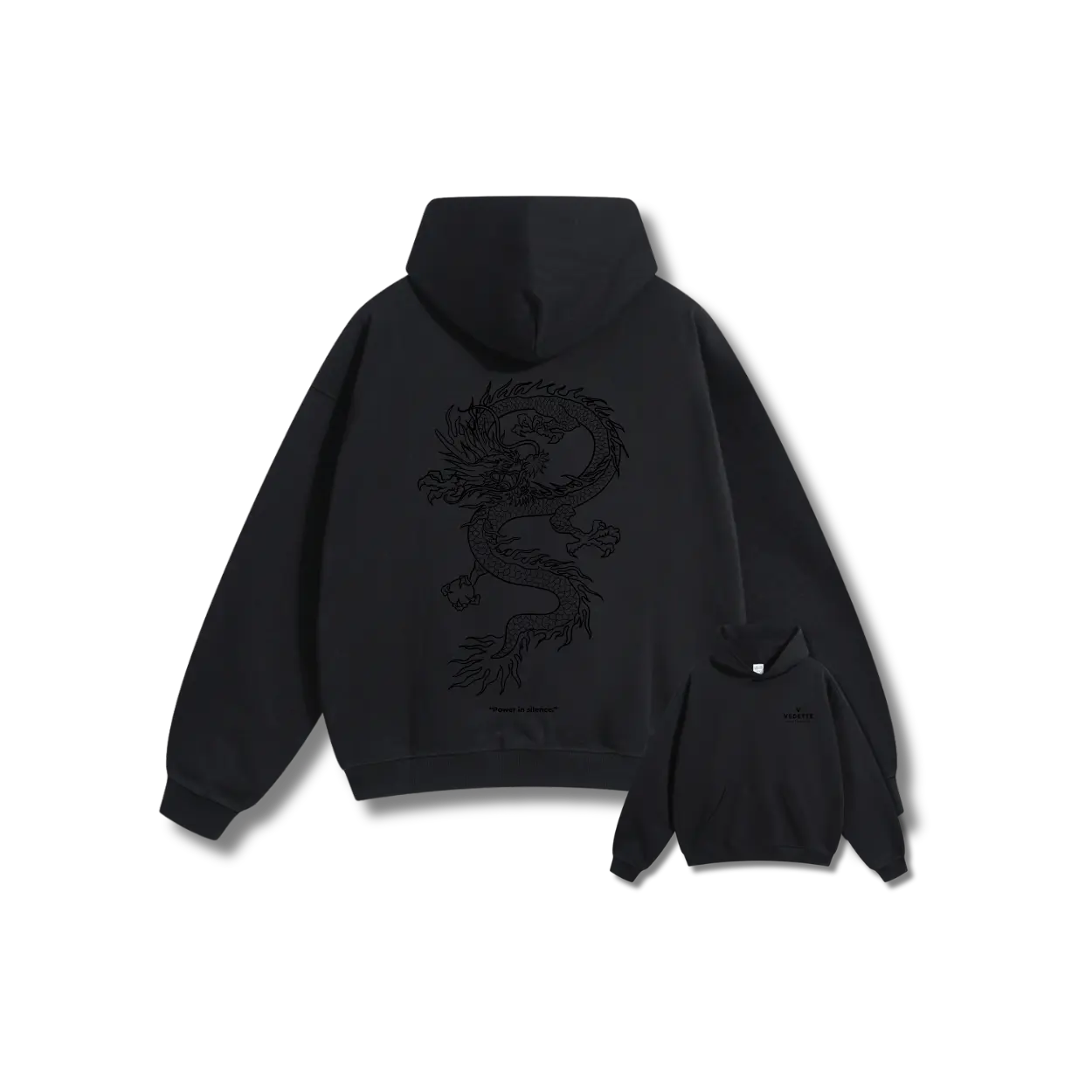 Vedette Premium Dragon Hoodie – Power in silence – Limited Edition