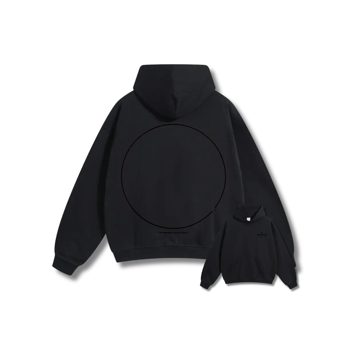 Vedette Premium Hoodie – Perfection cracks first – Limited Edition