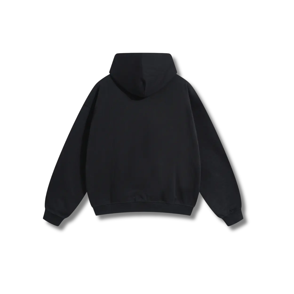 Active Black Hoodie – Red Logo – Chest Only – Unisex Premium Fit