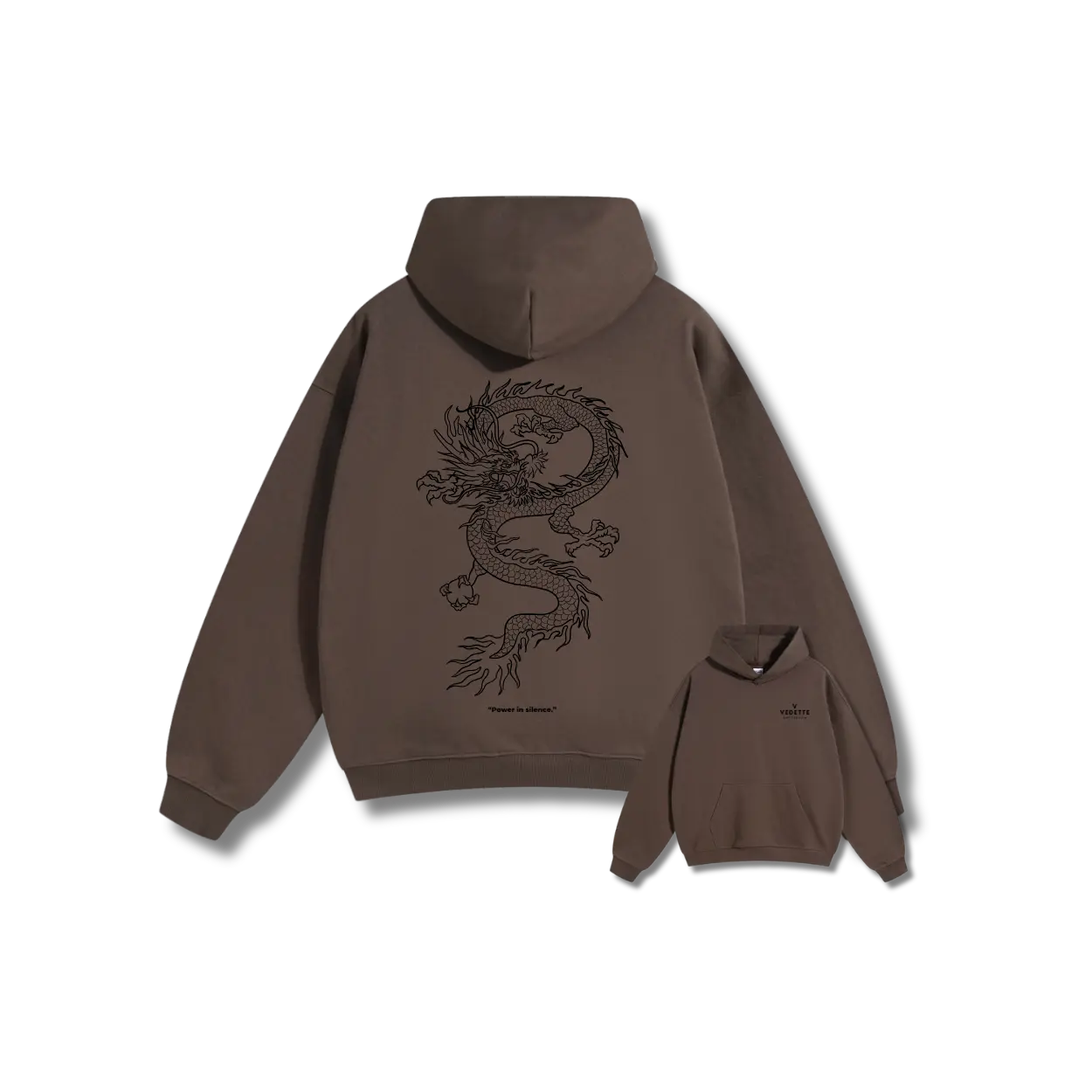 Vedette Premium Dragon Hoodie – Power in silence – Limited Edition