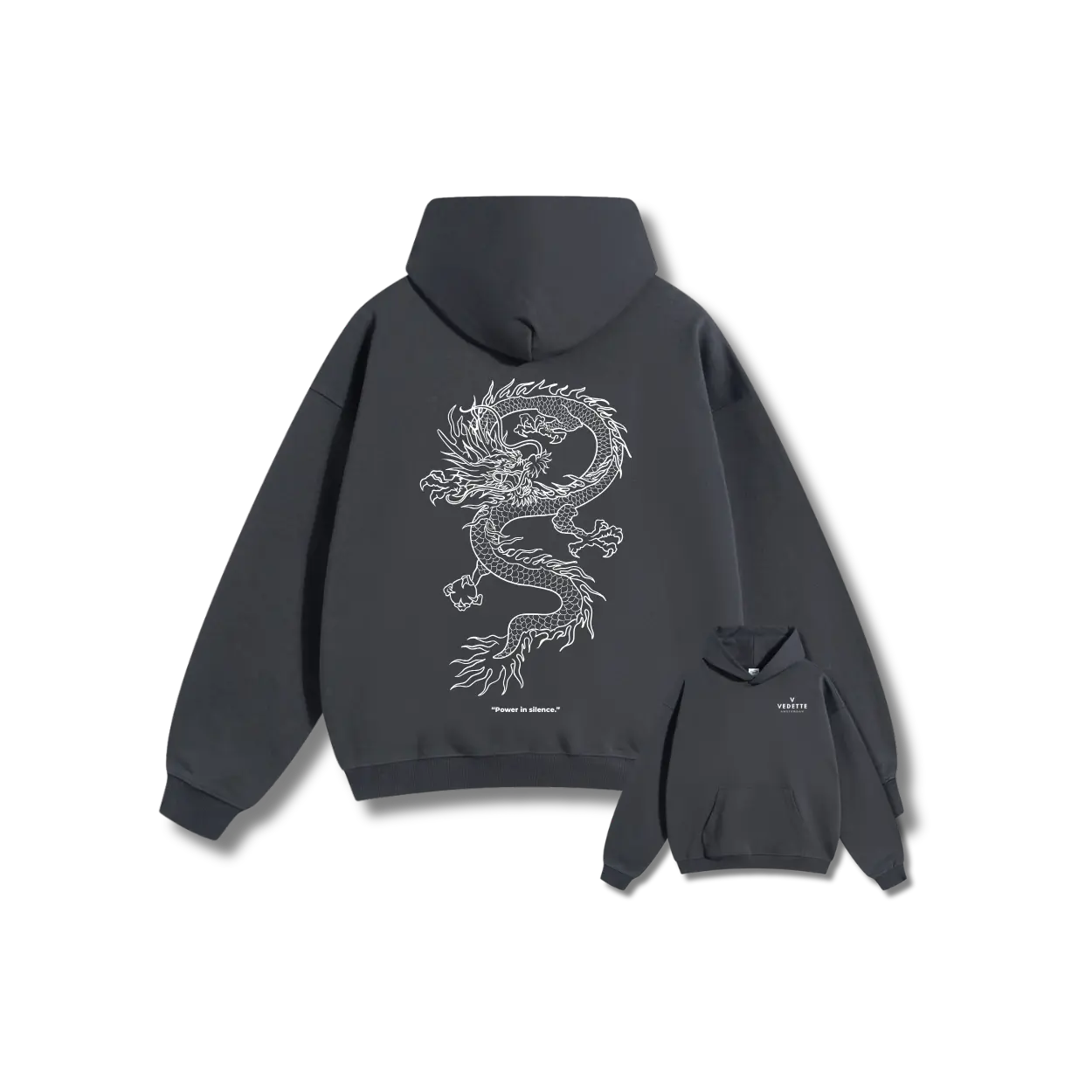 Vedette Premium Dragon Hoodie – Power in silence – Limited Edition