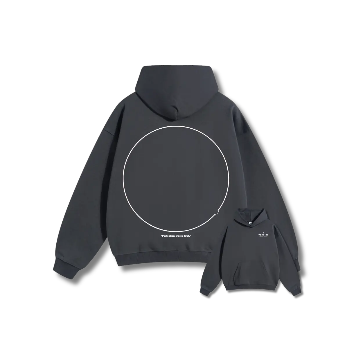 Vedette Premium Hoodie – Perfection cracks first – Limited Edition