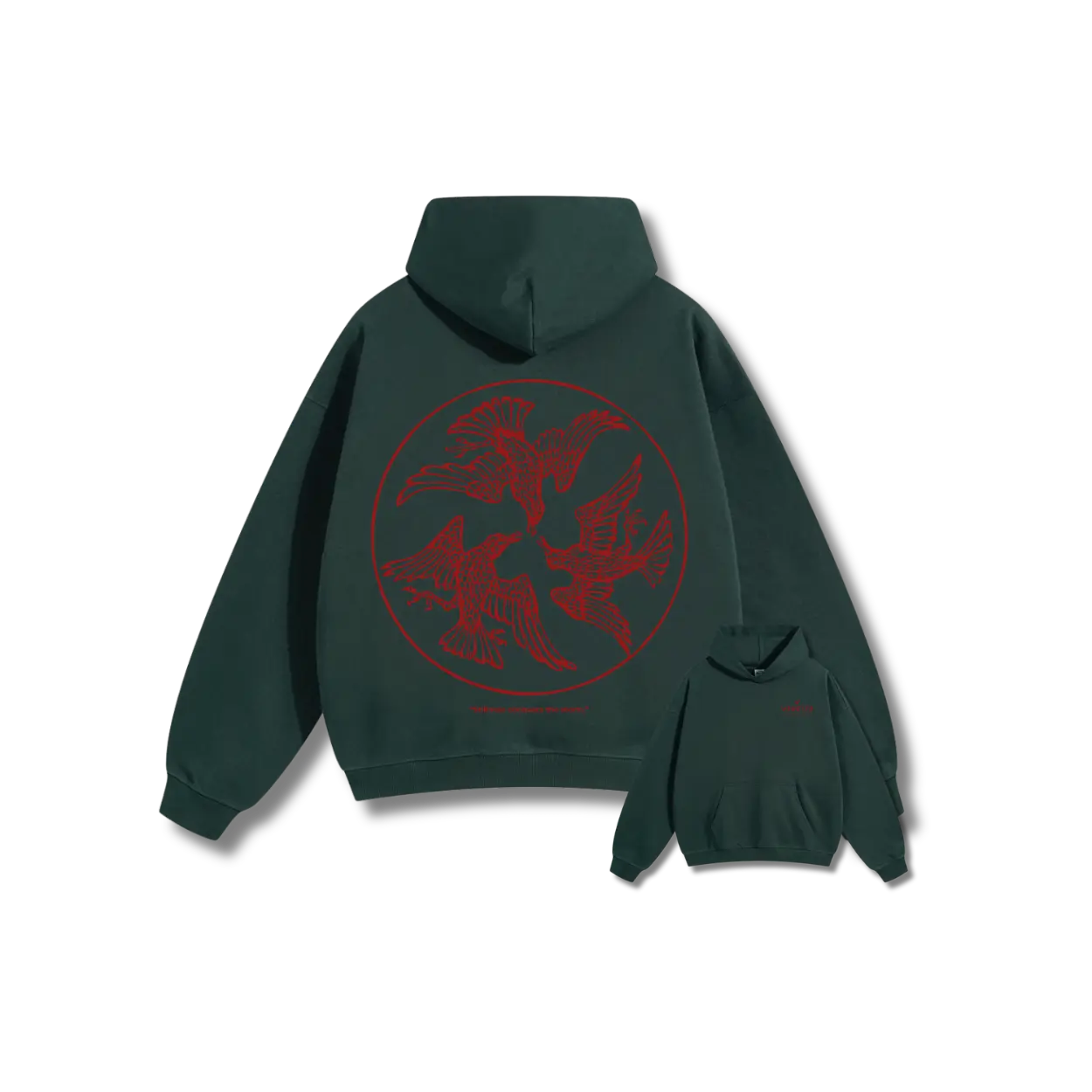 Vedette Premium Hoodie – Stillness conquers the storm – Limited Edition