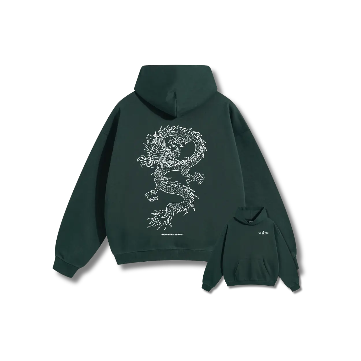 Vedette Premium Dragon Hoodie – Power in silence – Limited Edition