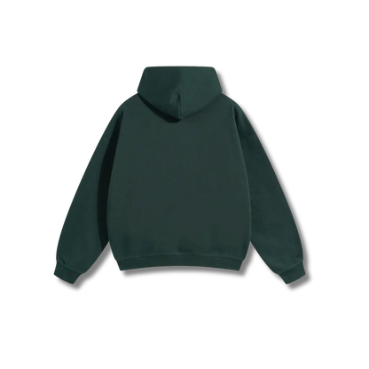 Vedette Premium Hoodie – Dark Green – Crest