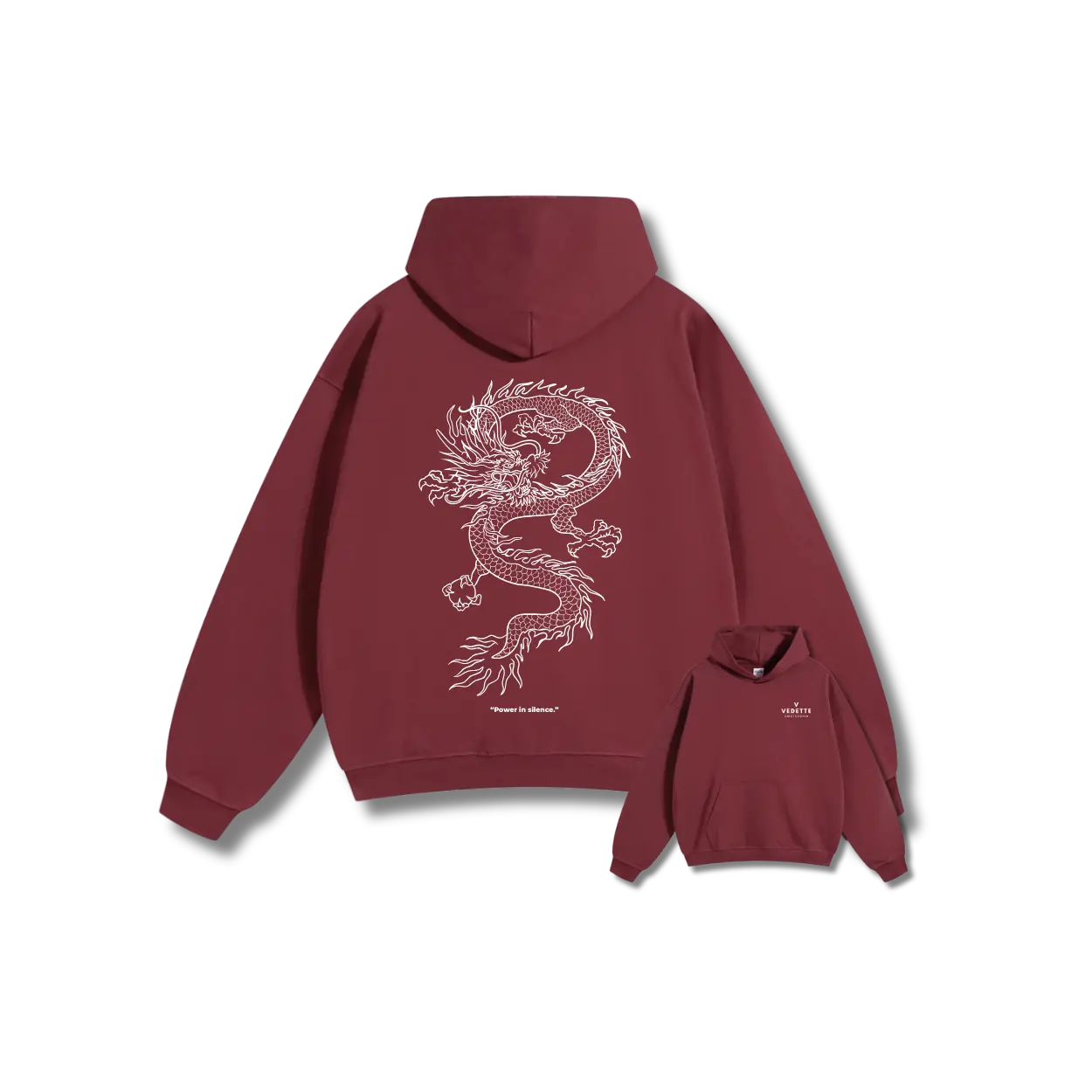 Vedette Premium Dragon Hoodie – Power in silence – Limited Edition