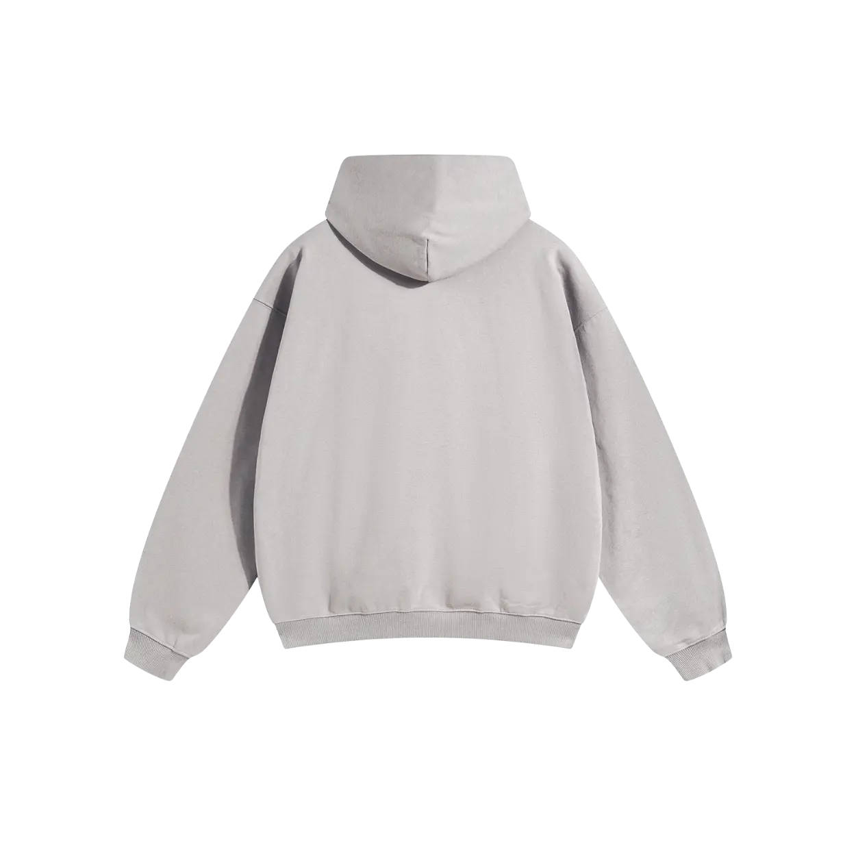 Light Gray Hoodie – Khaki Logo – Chest Only – Unisex Premium Fit