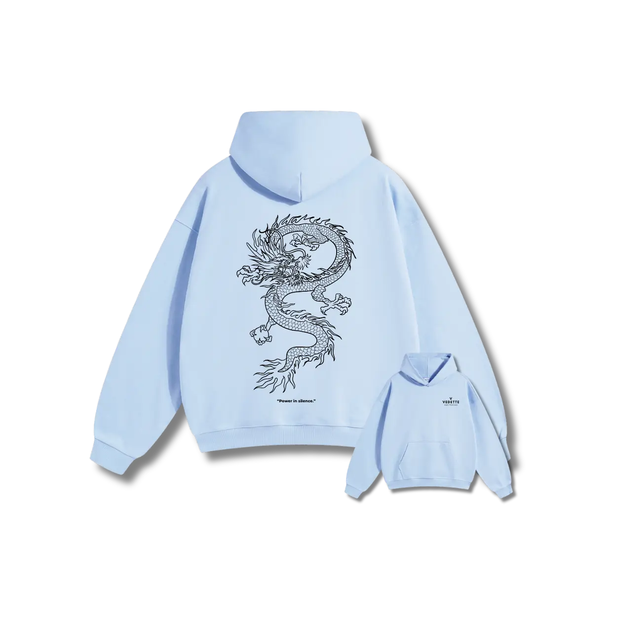 Vedette Premium Dragon Hoodie – Power in silence – Limited Edition