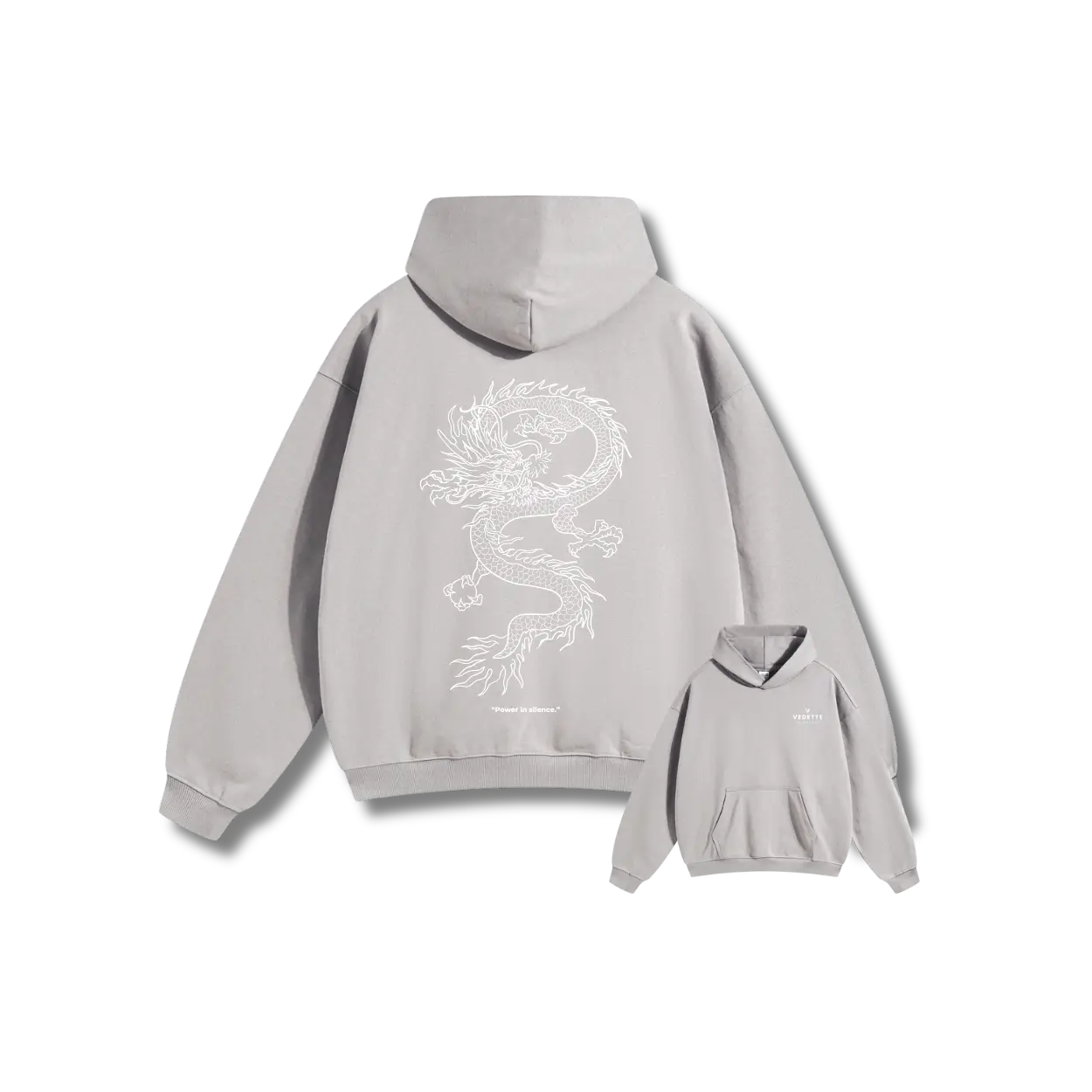 Vedette Premium Dragon Hoodie – Power in silence – Limited Edition