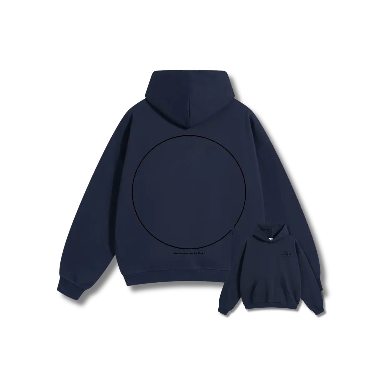 Vedette Premium Hoodie – Perfection cracks first – Limited Edition