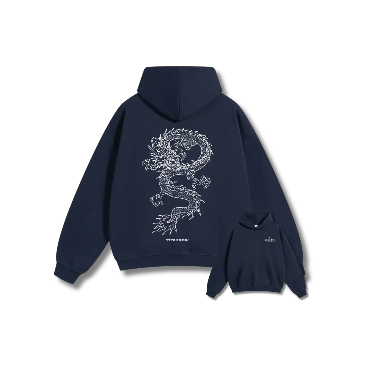 Vedette Premium Dragon Hoodie – Power in silence – Limited Edition