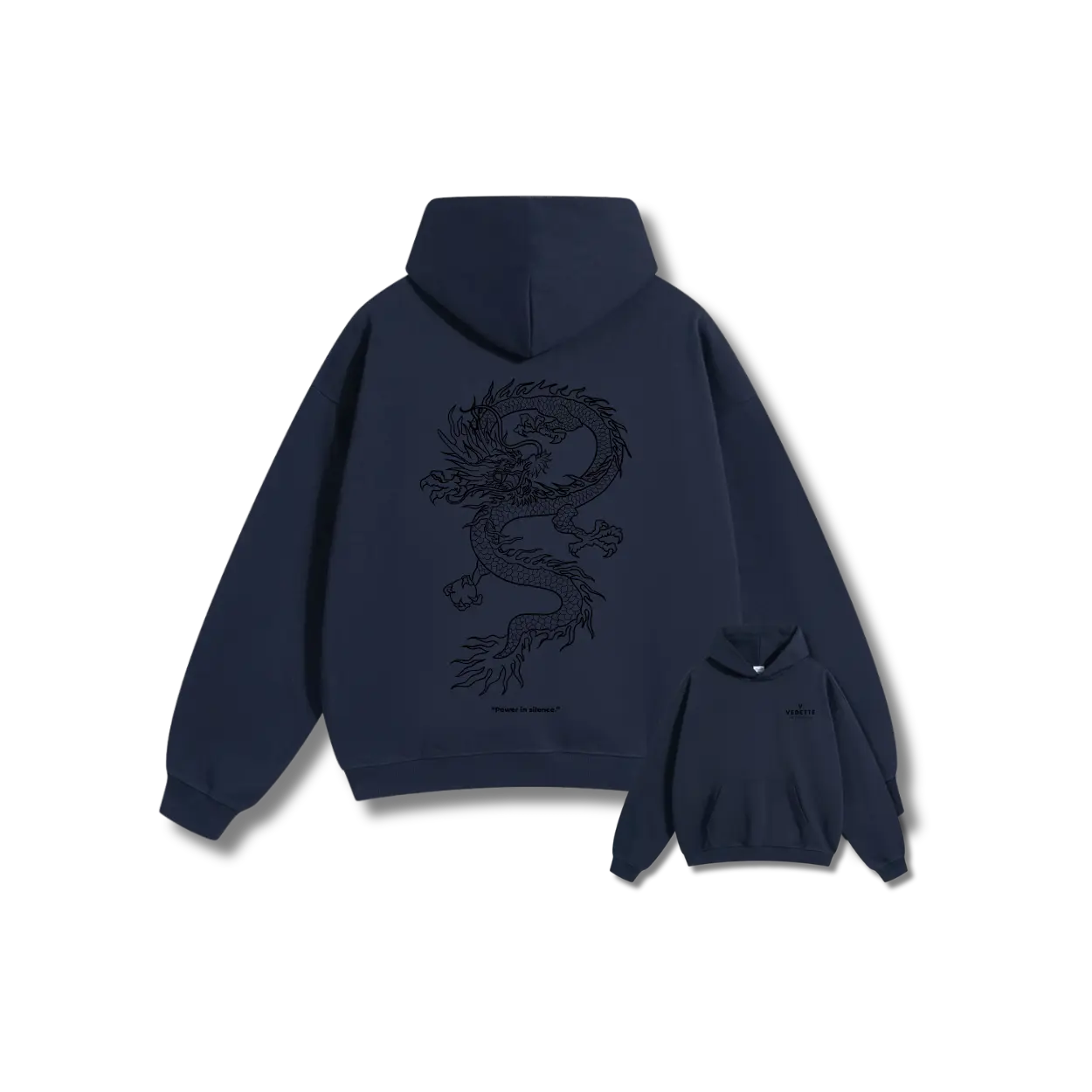 Vedette Premium Dragon Hoodie – Power in silence – Limited Edition
