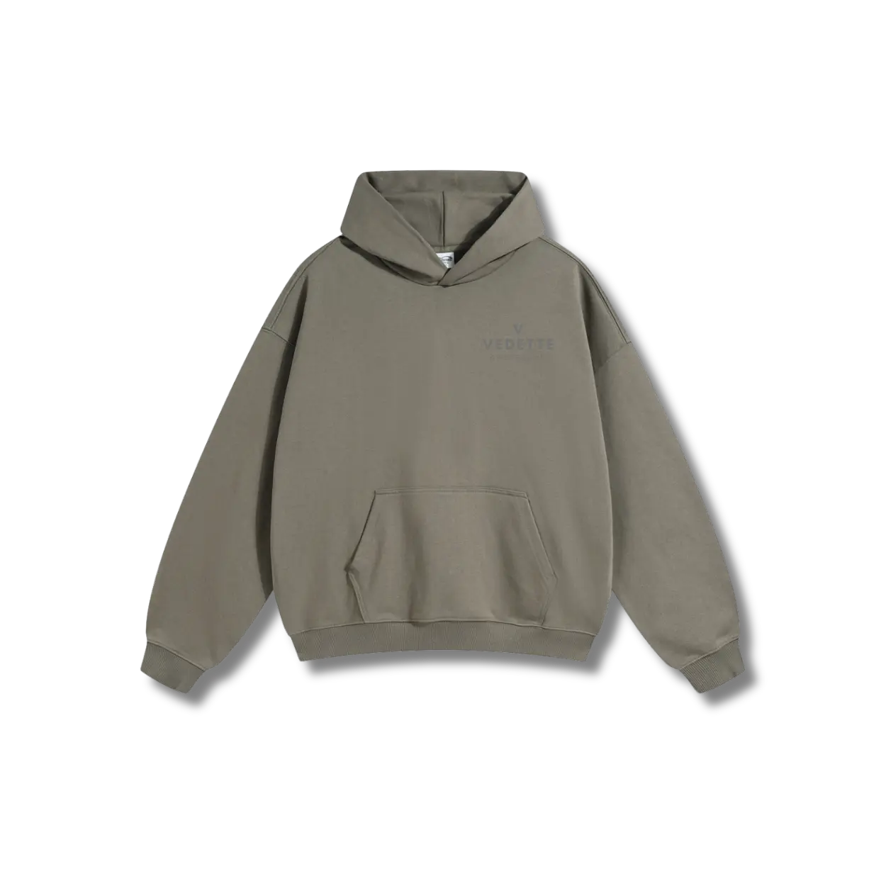 Palm Green Hoodie – Gray Logo – Chest Only – Unisex Premium Fit