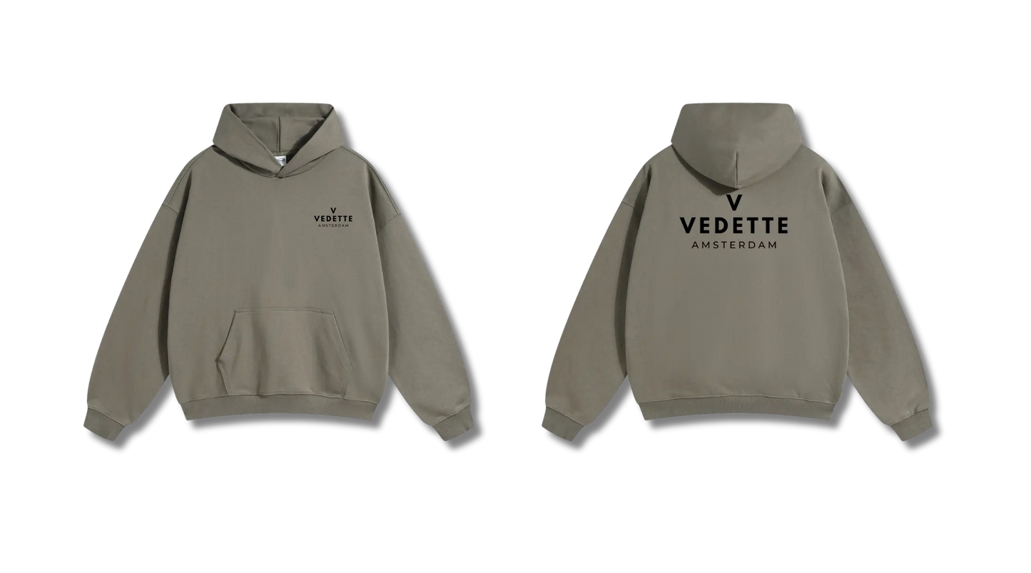 Palm Green Hoodie – Black Logo – Chest + Back – Unisex Premium Fit