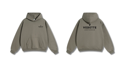 Palm Green Hoodie – Black Logo – Chest + Back – Unisex Premium Fit
