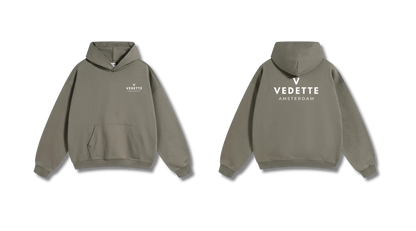 Palm Green Hoodie – White Logo – Chest + Back – Unisex Premium Fit