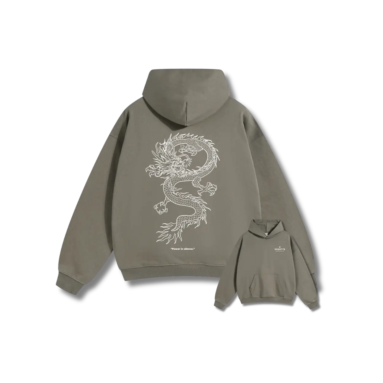 Vedette Premium Dragon Hoodie – Power in silence – Limited Edition