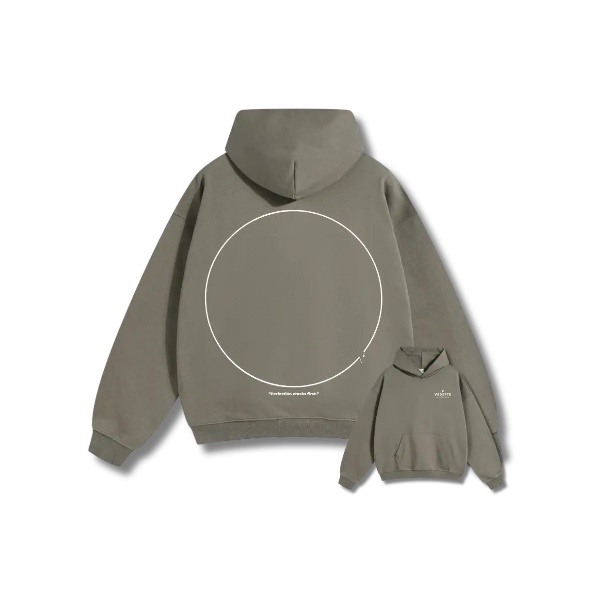 Vedette Premium Hoodie – Perfection cracks first – Limited Edition