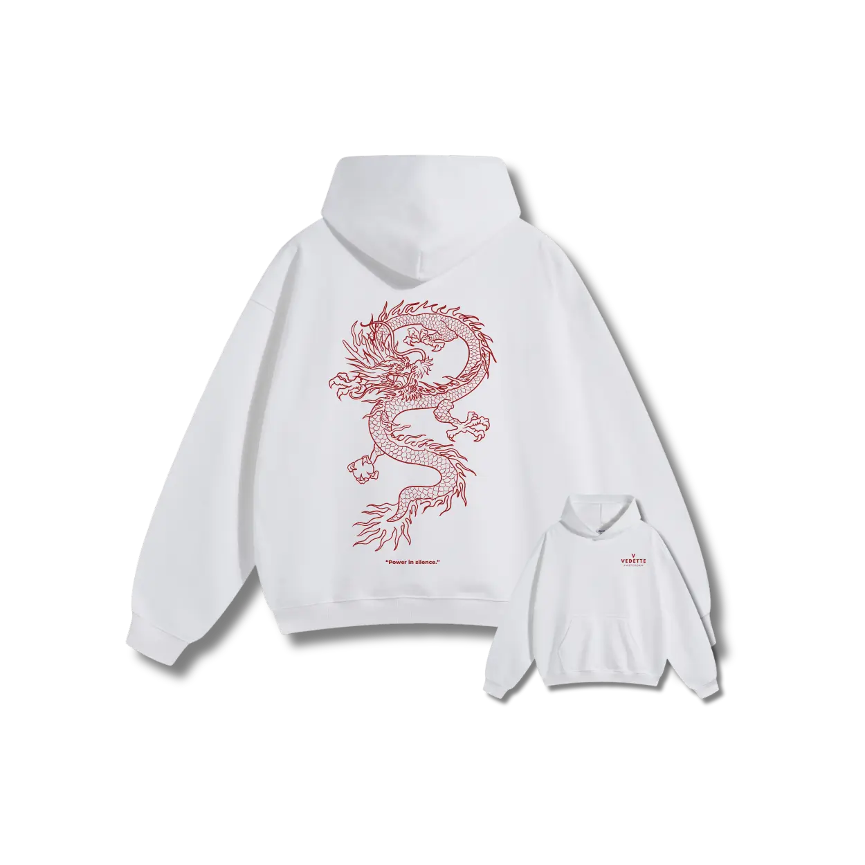 Vedette Premium Dragon Hoodie – Power in silence – Limited Edition
