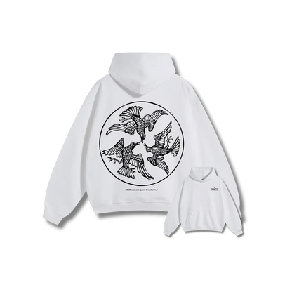 Vedette Premium Hoodie – Stillness conquers the storm – Limited Edition