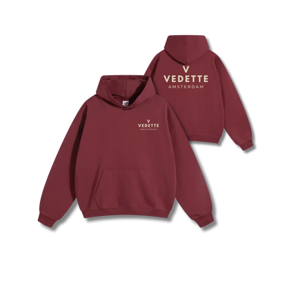 Vedette Premium Hoodie – Dark Red – Insignia