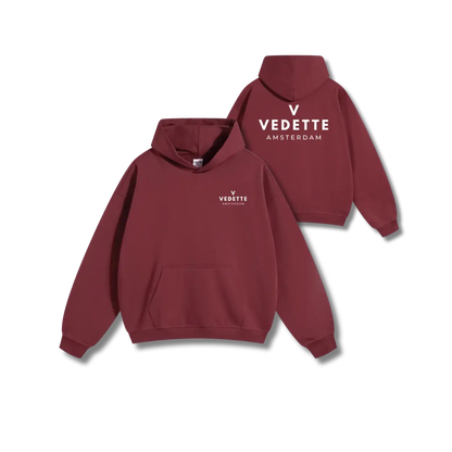 Vedette Premium Hoodie – Dark Red – Insignia