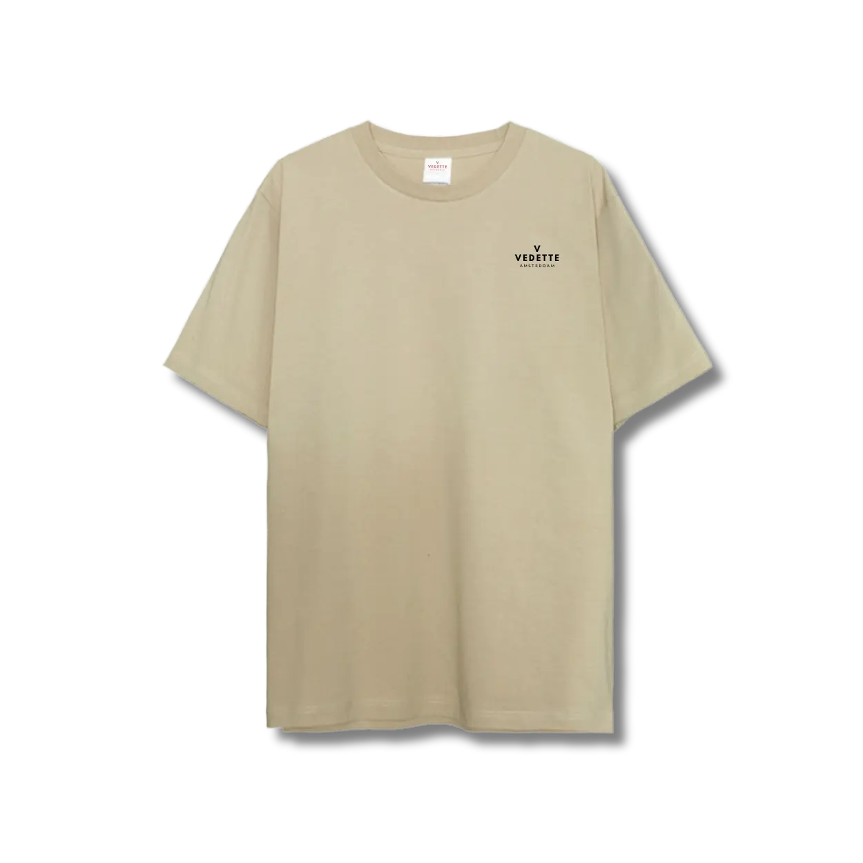 Vedette Premium Tee – Khaki – Crest