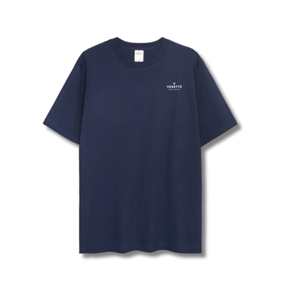 Vedette Premium Tee – Navy Blue – Crest