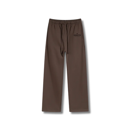 Brown Pants – With Logo – Unisex Premium Fit