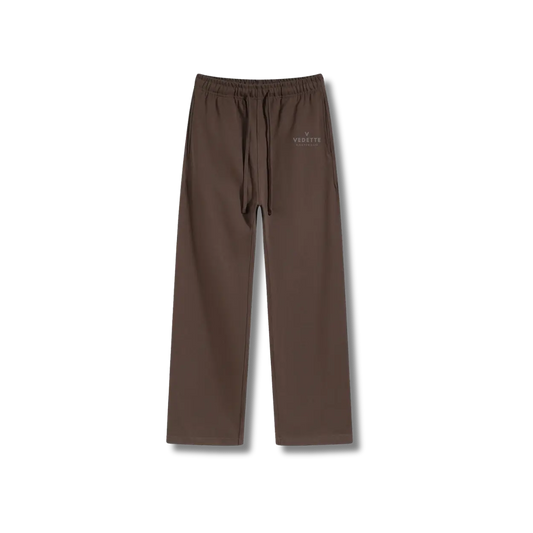 Brown Pants – With Logo – Unisex Premium Fit