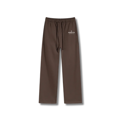 Brown Pants – With Logo – Unisex Premium Fit