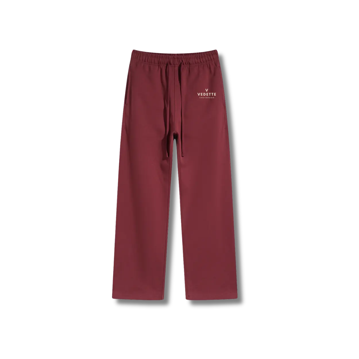 Dark Red Pants – With Logo – Unisex Premium Fit