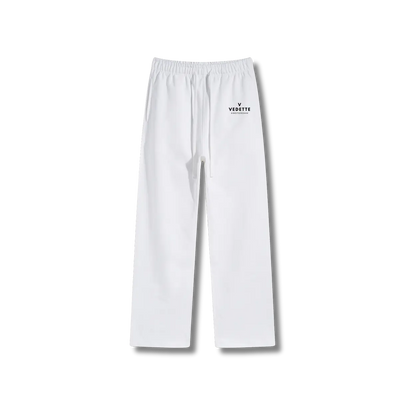 White Pants – With Logo – Unisex Premium Fit