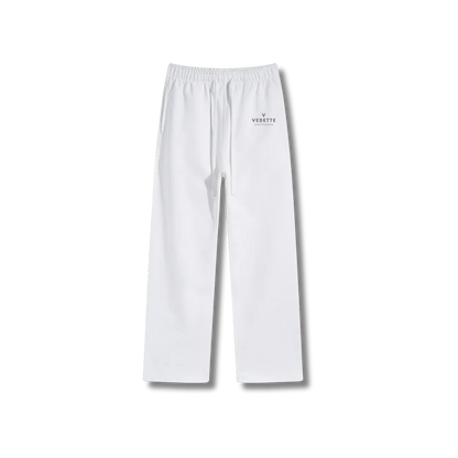 White Pants – With Logo – Unisex Premium Fit